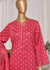 NSM-038 R-06- 3 Piece Printed Stitched Suit