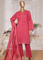 NSM-038 R-06- 3 Piece Printed Stitched Suit