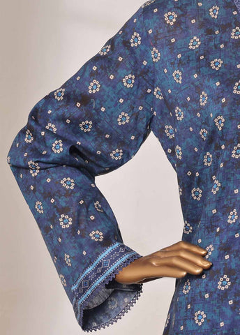 Bin Saeed Fabric - NSM-039-PR R1-4- 3 Piece Printed Stitched Suit