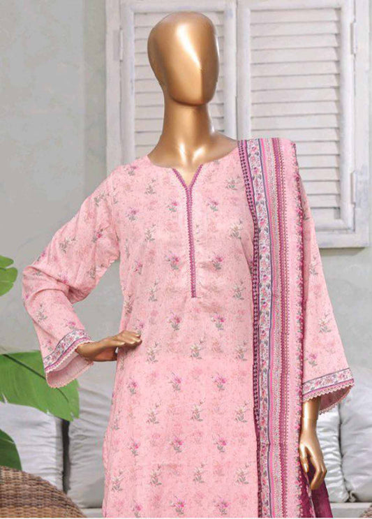 NSM-040 R-05- 3 Piece Printed Stitched Suit
