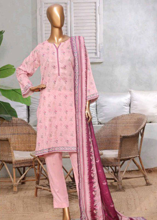 NSM-040 R-05- 3 Piece Printed Stitched Suit