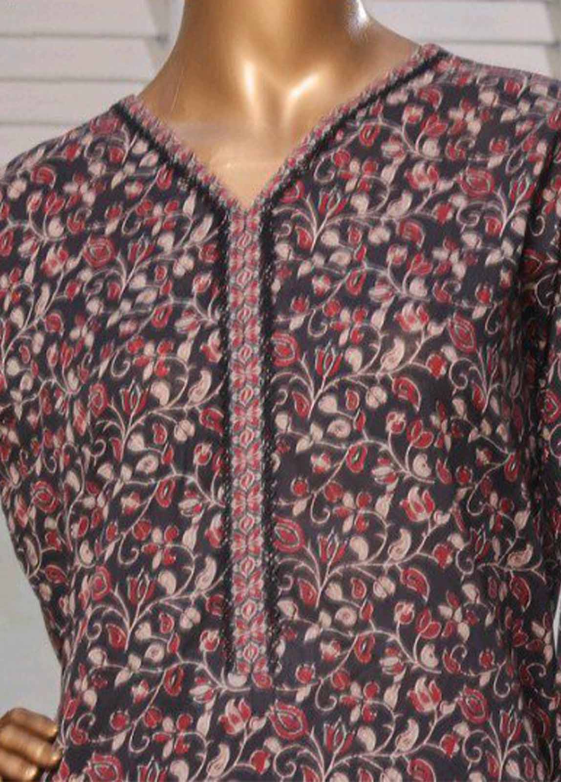 NSM-041 R-05- 3 Piece Printed Stitched Suit
