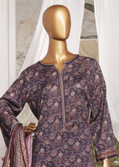 NSM-045- 3 Piece Printed Stitched Suit