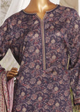 NSM-045- 3 Piece Printed Stitched Suit