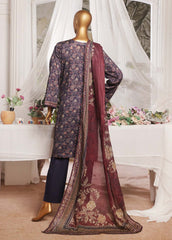 NSM-045- 3 Piece Printed Stitched Suit