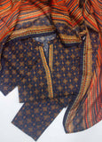 NSM-054-PR- 3 Piece Printed Stitched Suit