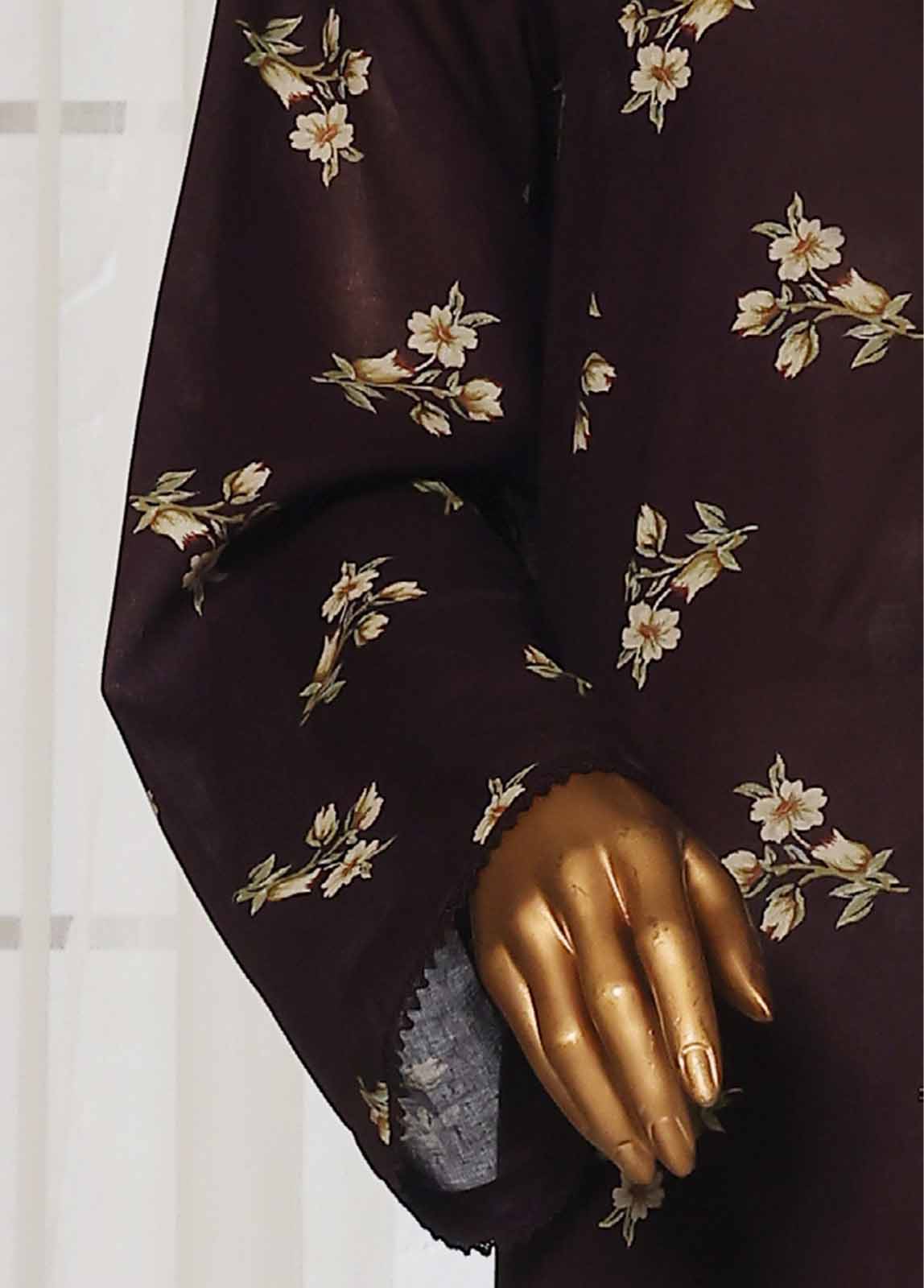 Bin Saeed Fabric - NSM-059- 3 Piece Printed Stitched Suit