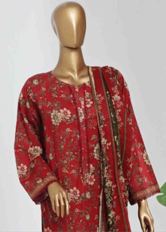 NSM-062- 3 Piece Printed Stitched Suit