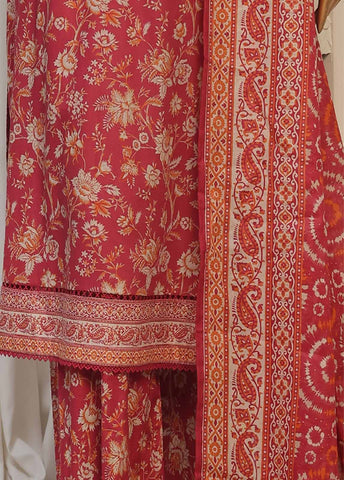 Bin Saeed Fabric - NSM-067- 3 Piece Printed Stitched Suit