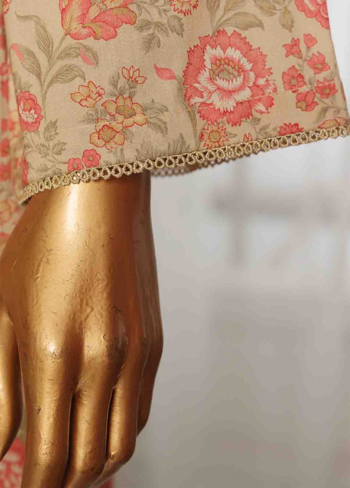 Bin Saeed Fabric - NSM-070- 3 Piece Printed Stitched Suit