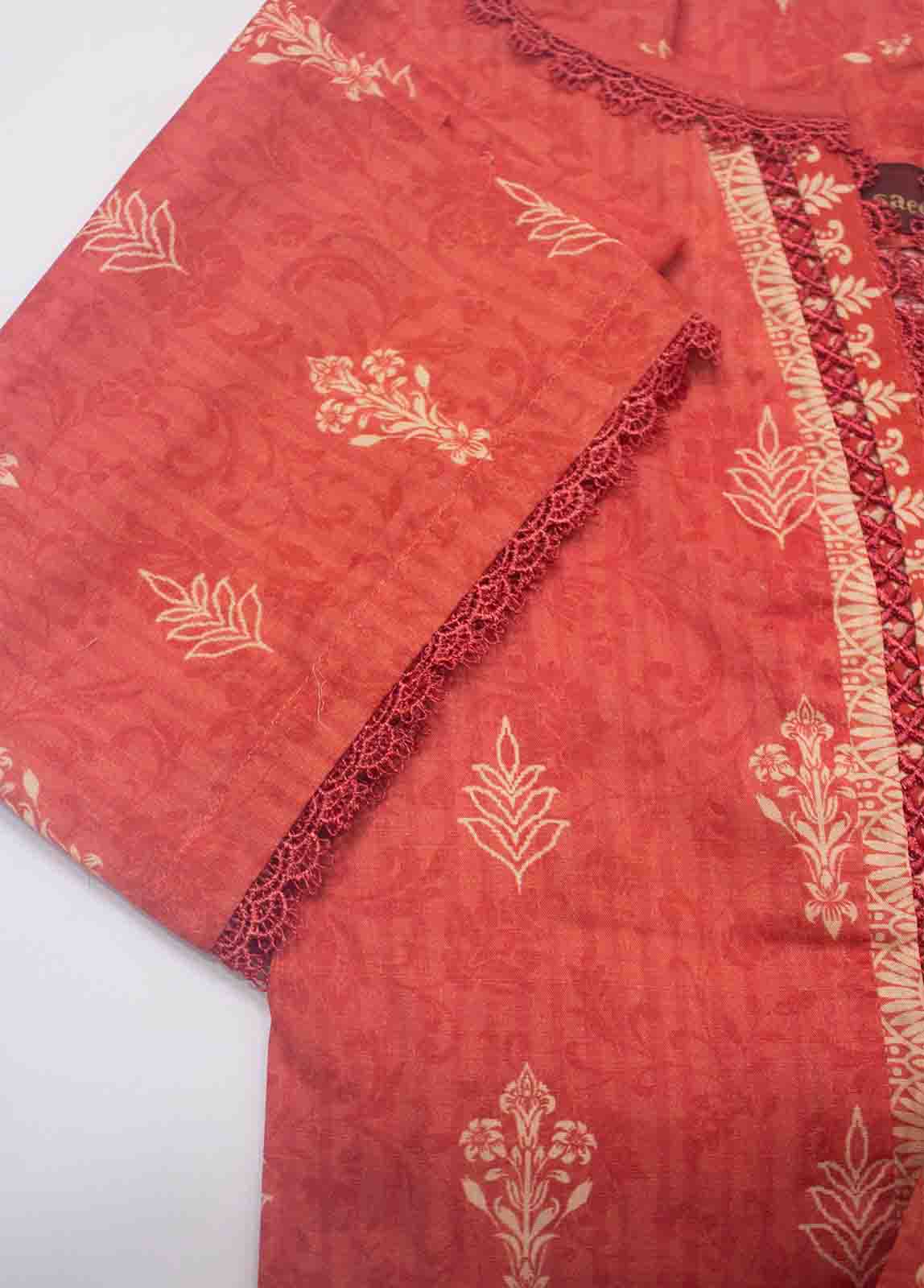 Bin Saeed Fabric - NSM-0782- 2 Piece Printed Cotton Stitched Co Ords