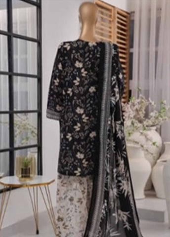 Bin Saeed Fabric - NSM-083- 3 Piece Printed Farshi Shalwar Suit