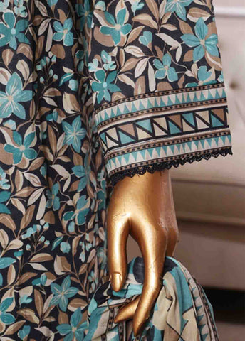 Bin Saeed Fabric - NSM-087- 3 Piece Printed Farshi Shalwar Suit