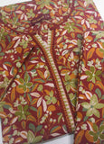 NSM-0088- 2 Piece Printed Cotton Stitched Co Ords