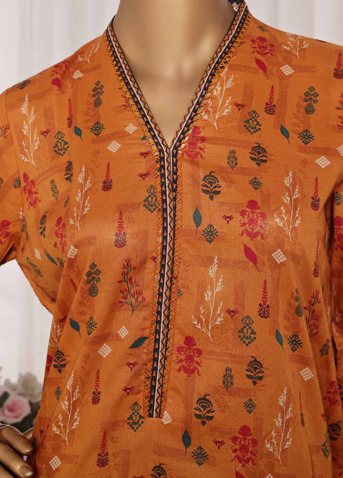 NSM-090-PR R1-4- 3 Piece Printed Stitched Suit