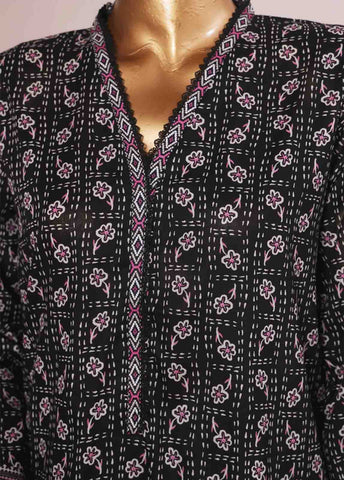 NSM-095- 3 Piece Printed Farshi Shalwar Suit