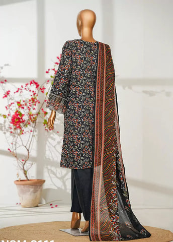 3 Piece MultiColor Embroidered Lawn Shirt with Trouser & Dupatta