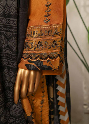 Bin Saeed Fabric - NSM-EMB-002- 3 Piece Luxury Embroidered Stitched Suit