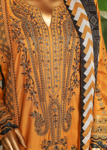 Bin Saeed Fabric - NSM-EMB-002- 3 Piece Luxury Embroidered Stitched Suit