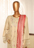 NSM-EMB-003- 3 Piece Luxury Embroidered Stitched Suit
