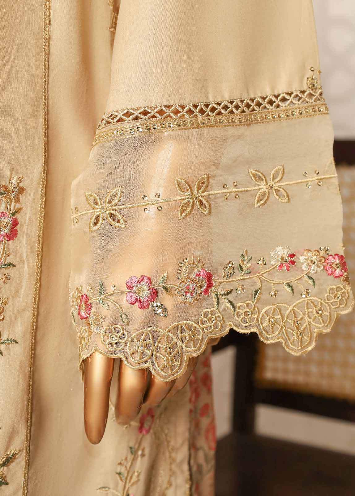 NSM-EMB-003- 3 Piece Luxury Embroidered Stitched Suit