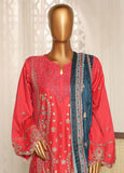 NSM-EMB-013- 3 Piece Luxury Embroidered Stitched Suit