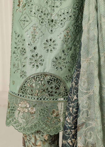 Bin Saeed Fabric - NSM-EMB-015- 3 Piece Luxury Embroidered Stitched Suit