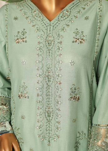 Bin Saeed Fabric - NSM-EMB-015- 3 Piece Luxury Embroidered Stitched Suit
