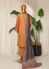 NSM-EMB-022- 3 Piece Luxury Embroidered Stitched Suit