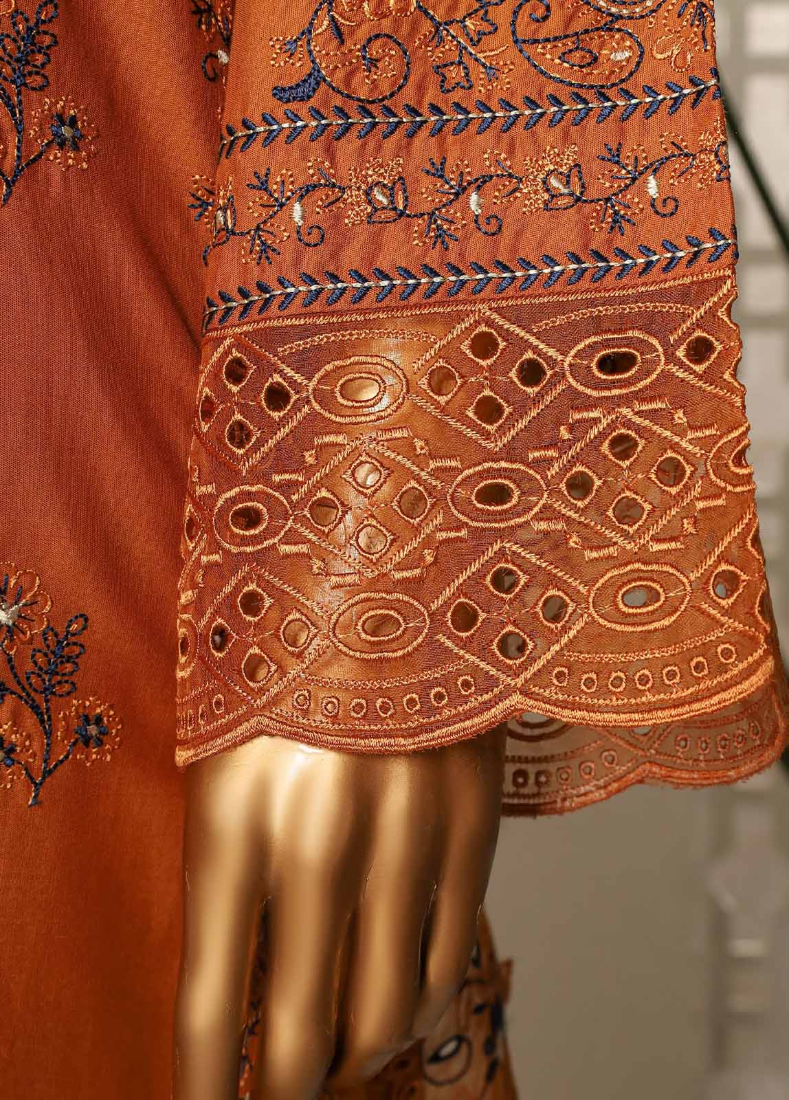 NSM-EMB-022- 3 Piece Luxury Embroidered Stitched Suit