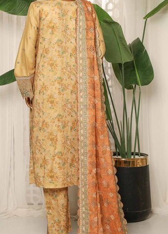 Bin Saeed Fabric - NSM-EMB-028- 3 Piece Luxury Embroidered Stitched Suit