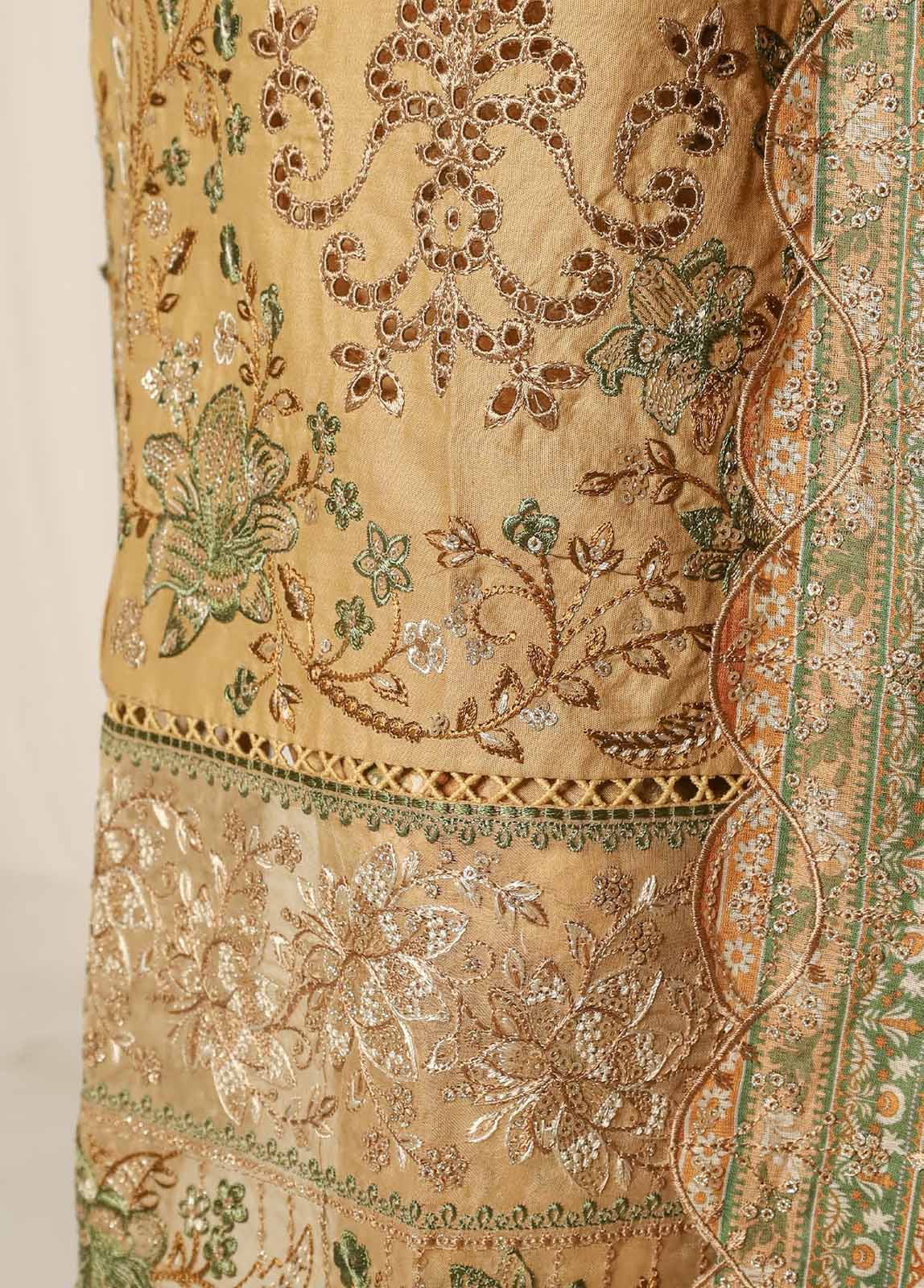 Bin Saeed Fabric - NSM-EMB-028- 3 Piece Luxury Embroidered Stitched Suit