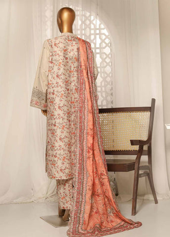 Bin Saeed Fabric - NSM-EMB-029- 3 Piece Luxury Embroidered Stitched Suit