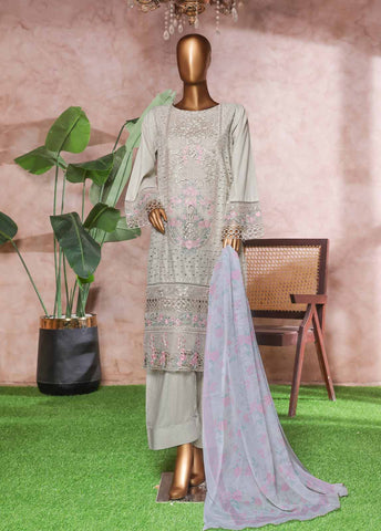 Bin Saeed Fabric - NSM-PC-029- 3 Piece Luxury Embroidered Stitched Suit
