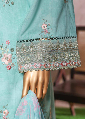 Bin Saeed Fabric - NSM-PC-030- 3 Piece Luxury Embroidered Stitched Suit