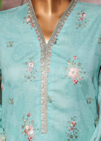 Bin Saeed Fabric - NSM-PC-030- 3 Piece Luxury Embroidered Stitched Suit