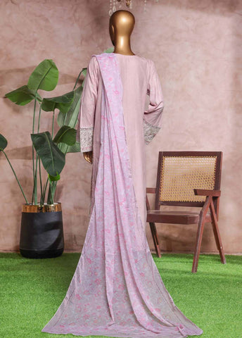 Bin Saeed Fabric - NSM-PC-032- 3 Piece Luxury Embroidered Stitched Suit