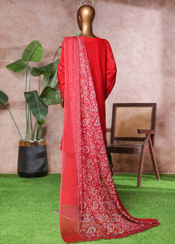 Bin Saeed Fabric - NSM-PC-039- 3 Piece Luxury Embroidered Stitched Suit