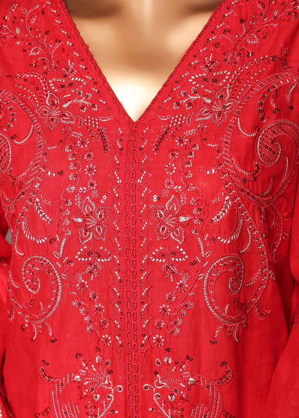 NSM-PC-039- 3 Piece Luxury Embroidered Stitched Suit