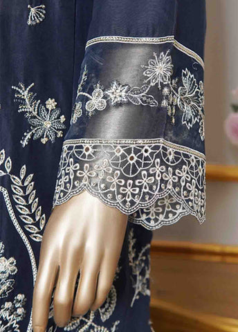 Bin Saeed Fabric - NSMC-0008- 3 Piece Cotton Embroidered Stitched Suit