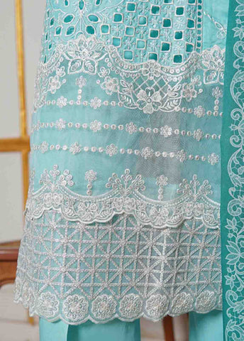 Bin Saeed Fabric - NSMC-0145- 3 Piece Cotton Embroidered Stitched Suit