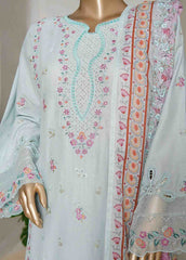 NSMED-0006- 3 Piece Cotton Embroidered Stitched Suit