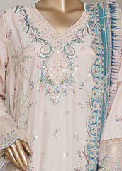 NSMED-0049- 3 Piece Cotton Embroidered Stitched Suit
