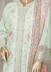 NSMED-005- 3 Piece Cotton Embroidered Stitched Suit
