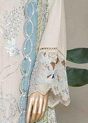 NSMED-0143- 3 Piece Cotton Embroidered Stitched Suit