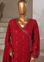 OMC-016 M- 3 Piece Chiffon Stitched Suit
