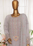 OMSC-012 F- 3 Piece Chiffon Stitched Suit