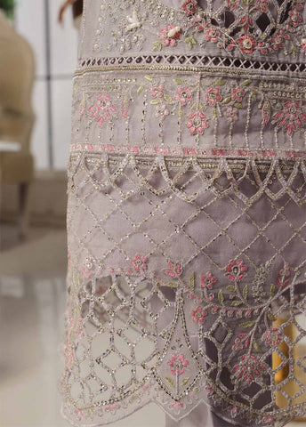OMSC-012 F- 3 Piece Chiffon Stitched Suit