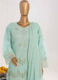 OMSC-013 M- 3 Piece Frock Style Chiffon Stitched Suit
