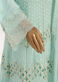 OMSC-013 M- 3 Piece Frock Style Chiffon Stitched Suit
